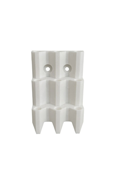 Choice WHITE 1pc Minimalist Dart Display Rack, Wall Mount Holds 9 Darts, Stur...