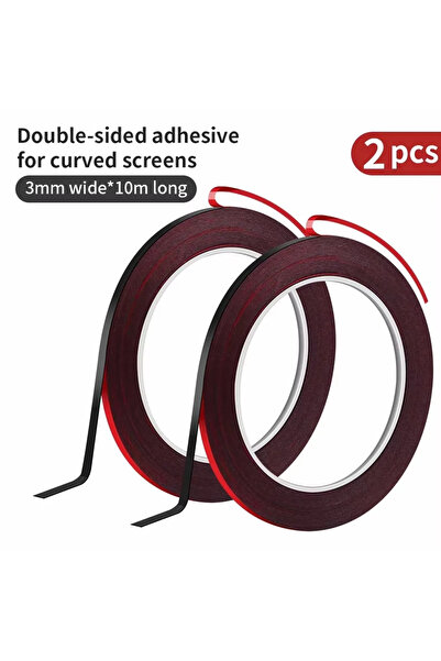 Choice1 قطعتان 3 مم 10 م 1/2/5 قطع غطاء خلفي لإطار شاشة LCD منحنية للهاتف الم...