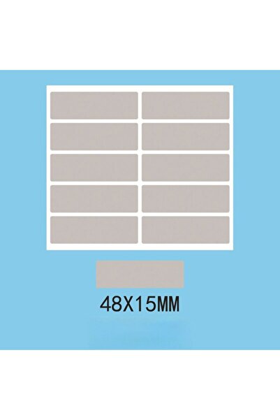 Choice A-100pcs 100pcs/ Pack Rectangle Scratch Off Stickers Labels, 1.9 x 0.6...
