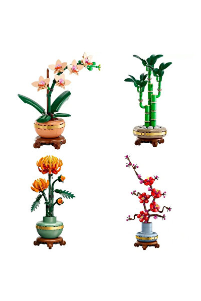 Choice 4 in 1 (bagged) Botanical Collection Building Blocks Sets 10368 10369 ...