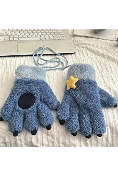 Choice قفازات ديزني ستيتش الجديدة عالية الجودة باللون الأزرق، بتصميم كرتوني، ...