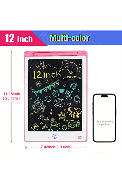 Choice Style B Pink 12 inch Tablets Electronic Handwriting Pad Writing Board ...
