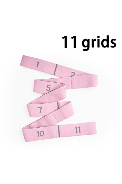 Choice شريط مطاطي متعدد المراحل لليوجا والرقص اللاتيني، 11 مربعًا، وردي اللون...