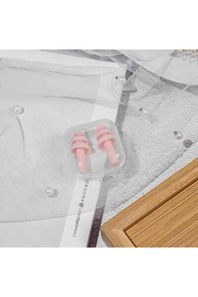 Choice سدادات أذن سيليكون ناعمة وردية اللون، مناسبة للبالغين والأطفال، مقاومة...