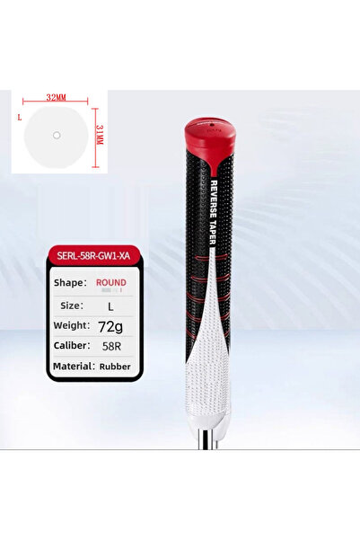 PGM مقبض جولف جديد من البولي يوريثان، بتصميم دائري مدبب عكسي، مصنوع من إسفنج ...