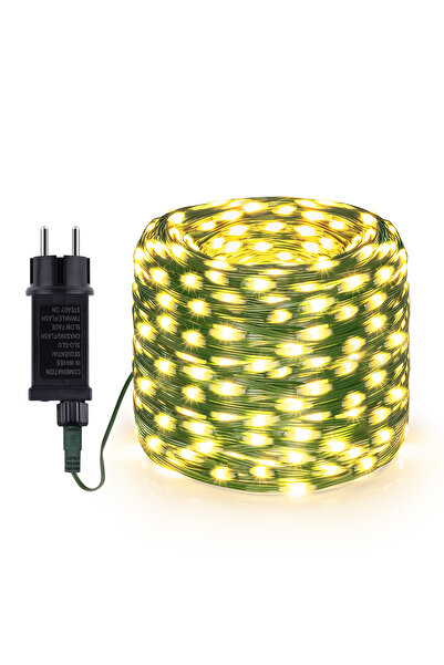 Choice 20M 65ft EU Plug Warm White Super Beautiful LED Leather Rope LED Garde...