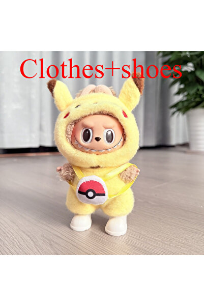 Choice لا دمية، لا دمية، حذاء، 4 أنماط لملابس لابوبو، طقم بوكيمون بيكاتشو، زي...