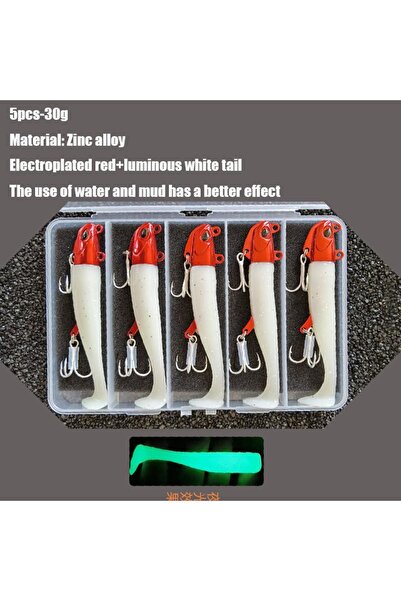 Choice B 5 قطع 30 جم / 111 مم طعم صناعي مضيء / متوهج لصيد سمك الماكريل وسمك ا...
