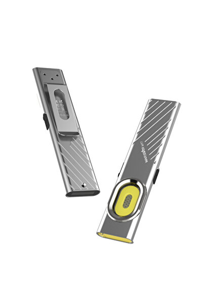 Choice مصباح يدوي مغناطيسي فائق النحافة من نوع T7 مزود بمصدر إضاءة مزدوج من غ...