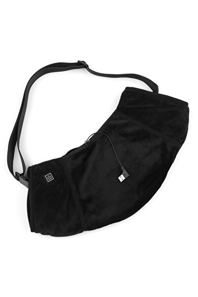 Choice مدفأة يدوية كهربائية شتوية سوداء، قفازات حرارية للطقس البارد، حقيبة خص...