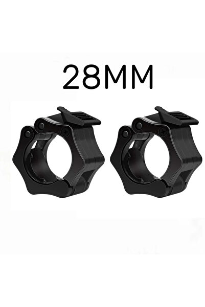 Choice قطعتان أسود - 28 مم، نصف قطعة 25/28/30 مم، مشابك سريعة الفك لقضبان الأ...