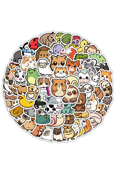 Choice 100PCS Cartoon Puzzle Cute Animal Graffiti Stickers for Helmet Bicycle...