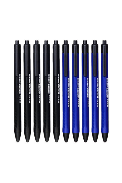 Choice أزرق ٥ قطع أسود ٥ قطع ١٠/٤٠ قطعة قلم جل A2 مريح ٠٫٧ مم عبوة إعادة تعبئ...