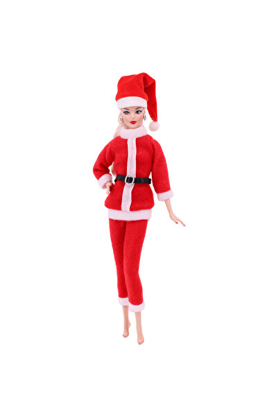 Choice طقم ملابس دمية L378، معطف أحمر مخملي، فستان أميرة أنيق، مناسب لدمية مق...