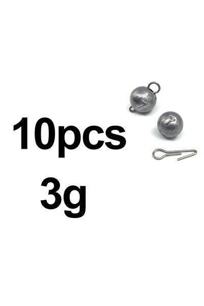 Choice ثقل صيد 3 غرامات، ثقل صيد 3-21 غرام، ملحقات صيد، رأس مستدير، وزن رصاصة...