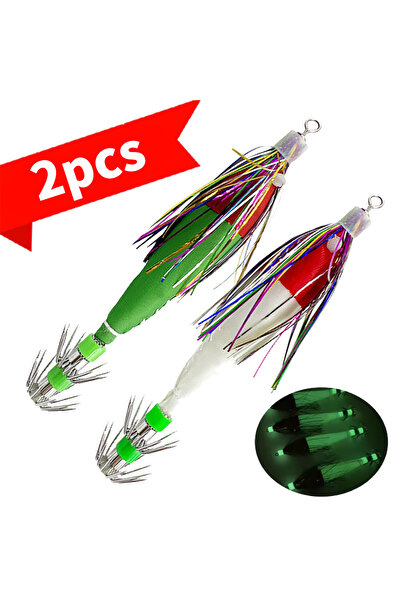 Choice قطعتان من قماش الشعيرات المضيئة، لفافة قماش لف خطاف الحبار، قماش مزدوج...