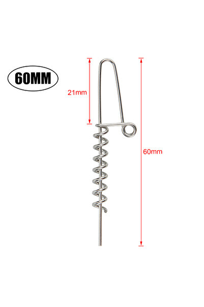 Choice دبوس تثبيت الطعم الناعم من خشب الورد 60 مم، زنبركي، قفل ثابت، متعدد ال...