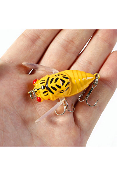 Choice طعم صيد سيكادا C 1PC 2024 جديد ثلاثي الأبعاد هولوغرافي عين طعم صيد صلب...