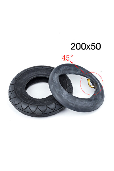 Choice إطار داخلي وخارجي مقاس 8 بوصات 200x50، مصنوع من سبائك الألومنيوم، محور...