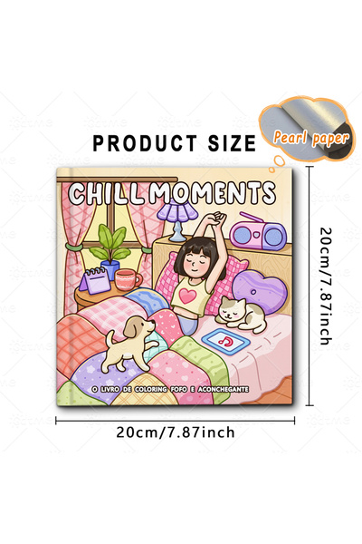 Choice كتاب تلوين "لحظات استرخاء متعددة" للكبار، يضم أنشطة يومية لطيفة ومريحة...