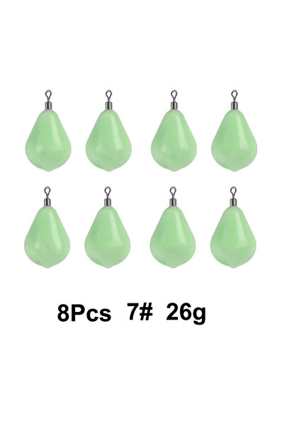 Choice 26 غرام من أثقال الصيد المضيئة في الظلام، مجموعة متنوعة من أثقال الصيد...