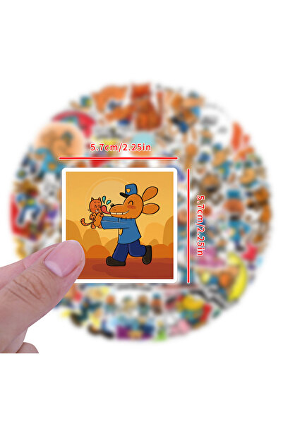 Choice 55pcs 55PCS Cartoon Dog Man Detective Dog Cartoon Graffiti Stickers Lu...