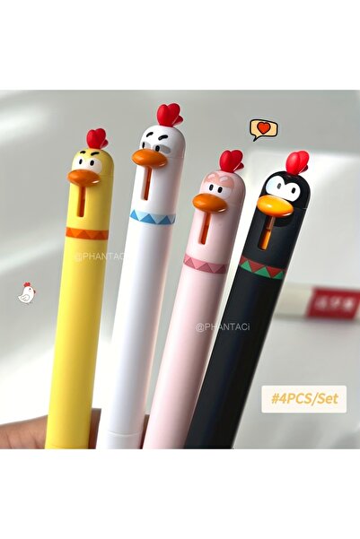 Choice مجموعة من 4 أقلام كتابة، أقلام تزيين لطيفة ومرحة، أقلام جل دوارة إبداع...