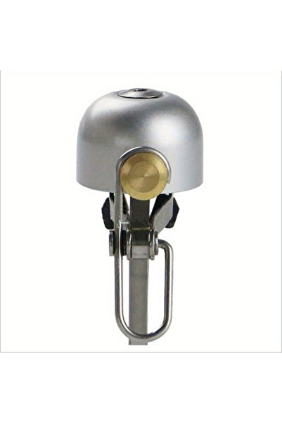 Choice جرس دراجة كلاسيكي فضي اللون، قطعة واحدة، جرس رنين بصوت عالٍ، مناسب للد...