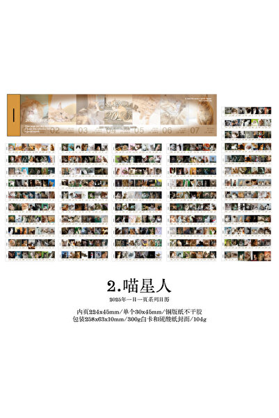 Choice b Journal GO 365 صفحة تقويم إبداعي لاصق قابل للتمزيق 2026 كتاب تقويم ص...