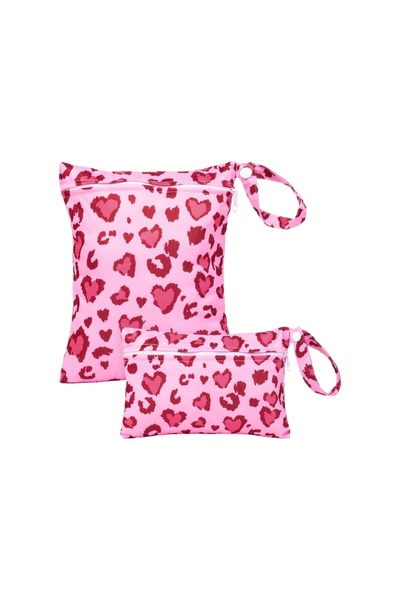 Choice 2DLSM-CUTE67 2pcs Set Smooth Zipper Pocket Multi-Scenario Use Can Be H...