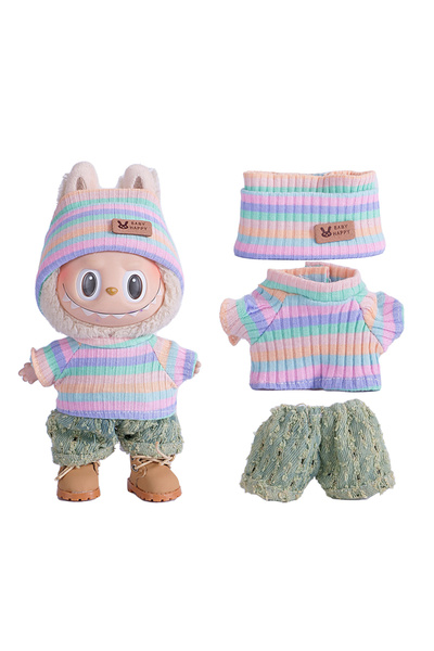 Choice لا تشمل الدمى NW591-YS-10 طقم ملابس وإكسسوارات لابوبو مقاس 6.7 بوصة قب...