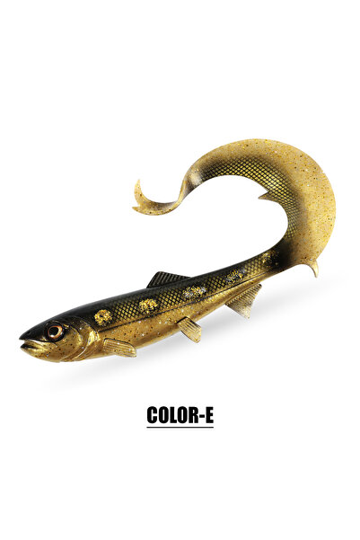 Choice طعم صيد ناعم من نوع سبينبولر كولور-إي بطول 17.5 سم، وطعم صيد فايربومب ...