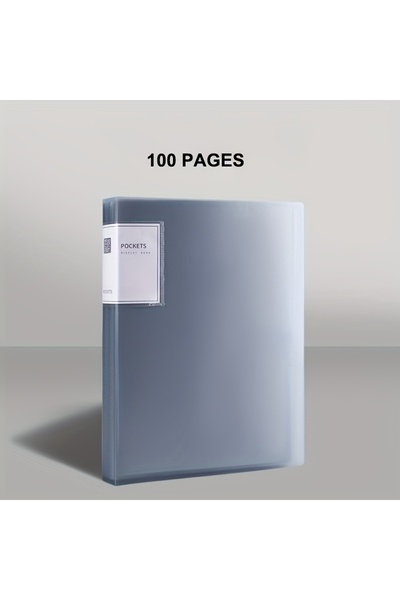 Choice5 Grey - 100 pages Folder 20/30/40/60/80/100 Inner Pages, Data Book A4 ...