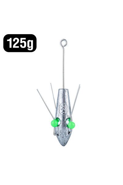 Choice وزن صيد 125 غرام، قطعة واحدة، ثقل صيد مضاد للتشابك مع خرز مضيء، وزن رص...