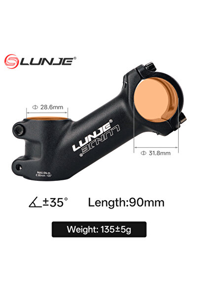 Choice 35Degree-90mm Ultralight Bike Power 60/70/80/90/100/110MM MTB Bike Ste...