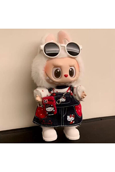 Choice لا دمية C 2025 جديد لملابس لابوبو تنورة عصرية بحمالات دمية 15/17 سم لع...