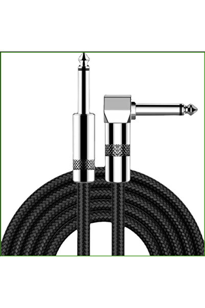 Choice5 6m- 20ft Right -Black Guitar Cable 10/20ft Electric Instrument Bass A...