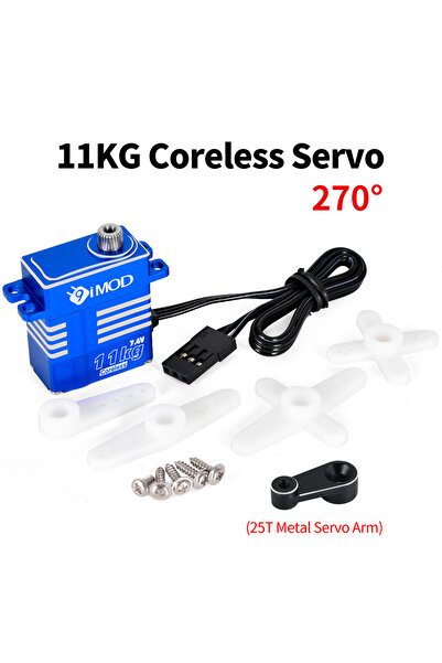 Choice3 270-25T 9IMOD RC Digatal Servo 11KG Coreless Metal Gear Servo 4.8-8.4...