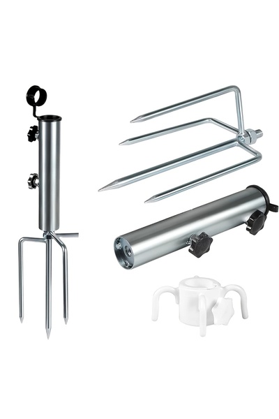 Choice Light Grey Camping tent frame with ground pegs - a sturdy frame suitab...