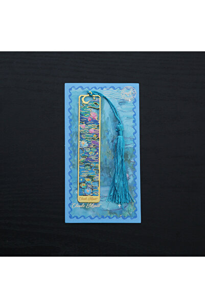 Choice فاصل كتاب معدني بتصميم زهور عتيق، قطعة واحدة، مجوف ومطلي بالبرونز، مع ...