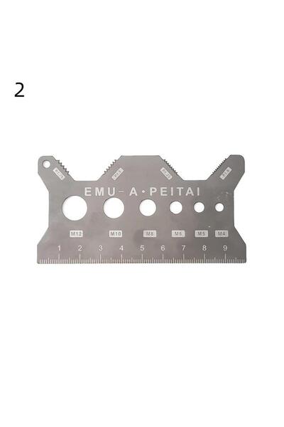 Choice B Screw Thread Pitch Gauge Ruler Measuring Tool Bolt Nut Metric Machin...