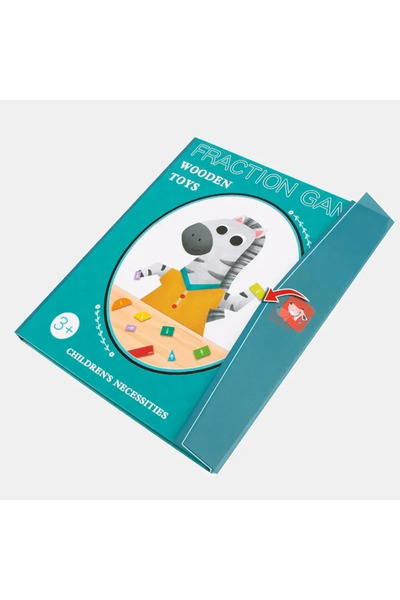 Choice لعبة تعليمية مغناطيسية للكسور من زيبرا مونتيسوري، أدوات تعليمية حسابية...