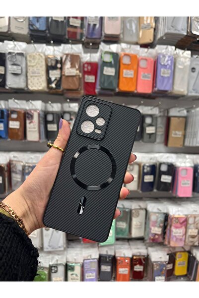 TECNOTREND Redmi Note 12 Pro 5G / Note 12 Pro Plus 5G Uyumlu Karbon Fiber Dok...