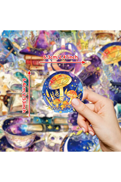 Choice مجموعة من 30 قطعة من ملصقات الختم الزخرفية ذات طابع البومة السحرية، با...