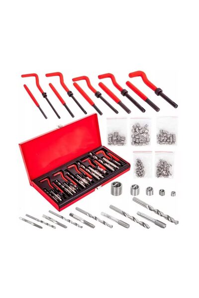 Kraft Thread repair set, M5-M12, 131 pieces,