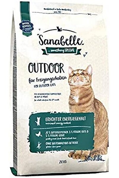 Sanabelle Outdoor | Dış mekan yaşayan yetişkin kediler için kuru mama, 2500 g...