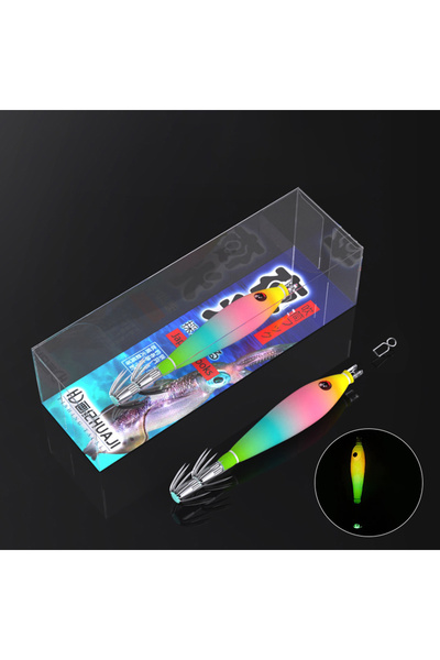 Choice 3 طُعم صناعي لامع عائم لصيد الحبار والأخطبوط.