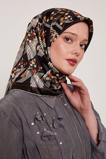 Levidor Houndstooth Geometric Sports Pattern Sparkly Crystal Scarf