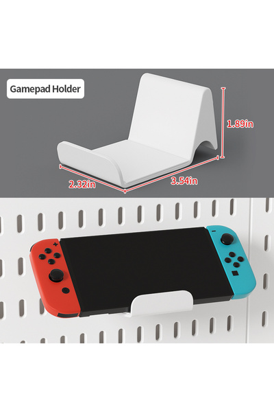 Choice1 W Gamepad Holder Nordic-Style Display Shelf Background Wall Storage B...