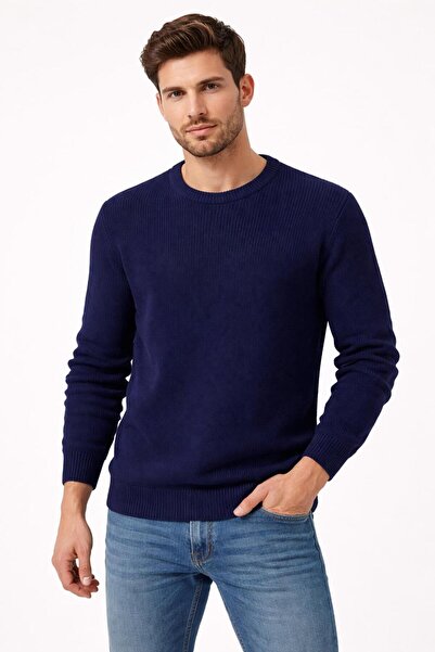 CLASSİCS MEN Turbulance Slim Fit Crew Neck Long Sleeve Men's Knitwear - 7529